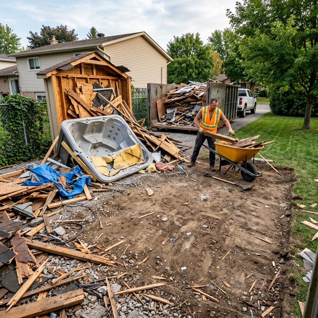 Demolition cleanup