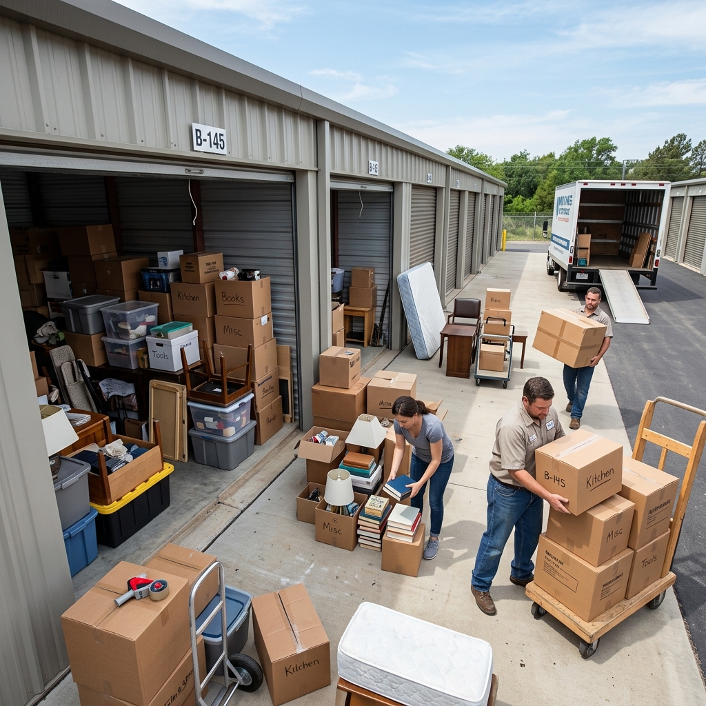 Storage unit cleanout