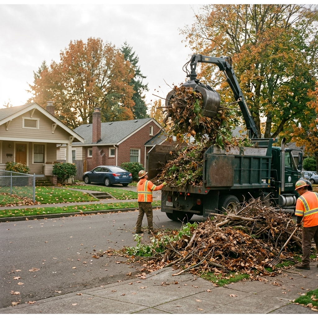 Yard debris removal